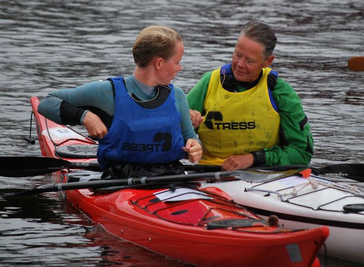 undervisning i kajak